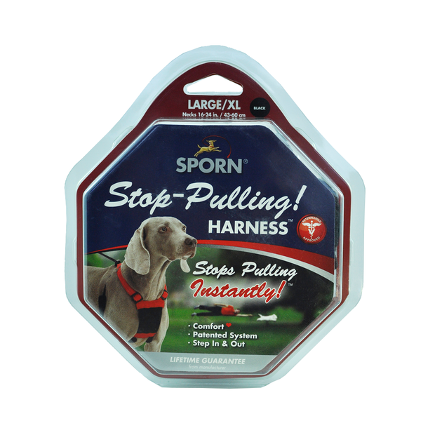 Sporn Stop Pulling Harness Orange Pet Dog Training