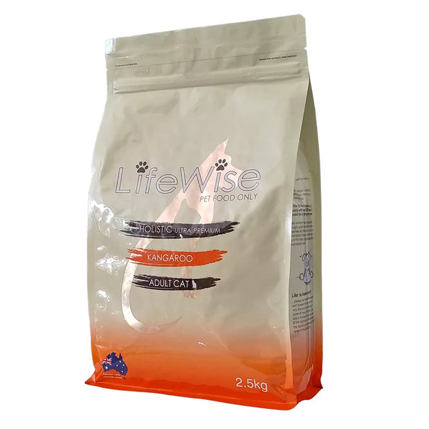 LifeWise Pet Food - For CATS - Kangaroo with lamb and rice 2.5 KG bag