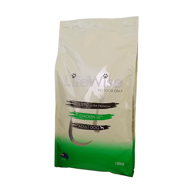 LifeWise Pet Food - Adult Dog - Chicken with turkey and vegetables (gf) 18kg