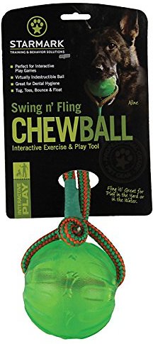 Starmark Swing & Fling Chew Ball M/L