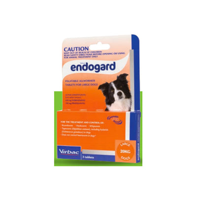 Endogard Dog Tabs 20kg 3's